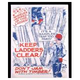 Original Anaconda Company Mining Safety Poster