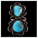 Navajo Sterling Silver and Turquoise Ring