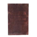 Original Gallatin Game Preserve Sign from Montana