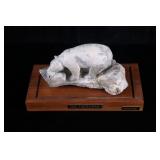 "The Fisherman" by Dick Flager Talc Carving