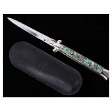 AGA Campolin Italian Abalone Picklock Switchblade