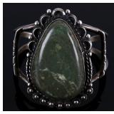 Navajo Cerrillos Turquoise Silver Bracelet