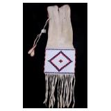 Sioux Beaded Pipe Tobacco Bag c. 1900-