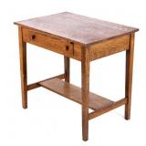 Mission Quarter Sawn Oak Writing Desk