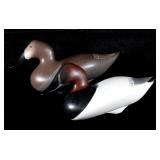 Canvasback Decoy Pair by Patrick Vincenti