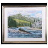 Scheppelman Watercolor of Pilot & Index Peaks