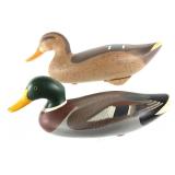 Mallard Drake Decoy Pair by Patrick Vincenti