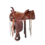 Early-Mid 1900s Montana Saddlery Marked 1420