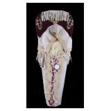 Blackfeet Beaded Baby Cradle Papoose 19th C.