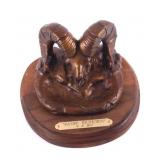 C.A. Beil "Banff Bighorn" Bronze Sculpture