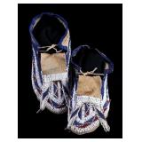 Sioux Moccasins 19th C. Sheriff Happy Jack Allen