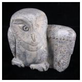 Donnie Early Owl Talc Carving