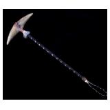 Comanche Braided Horsehair Dance Rattle 19th C.