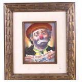 William Persona Sad Clown Original Oil Painting