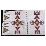 Sioux Multi Colored Beaded Loom Piece c. 1800
