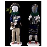 Hopi Cotton Wood Kachina Dolls c. 1950s- 1960s