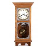 Antique Cornwall Oak Wall Clock