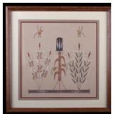 Original Framed Corn Kachina Sand Painting