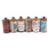 Collection of Six Montana Beer Cans