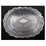 Navajo Sterling Silver Belt Buckle