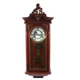 20th Century Victorian Style 31 Day Wall Clock