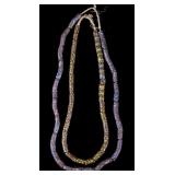Set of Two Millefori African Trade Beads