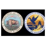 US Department of the Interior Seal/ Plaques (2)
