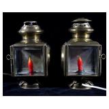 Pair of Antique Maxwell Roadster Lamps c. 1911