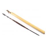 African Throwing Spear and Bamboo Arrows