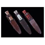 Imperial Elk Knives and Scabbards