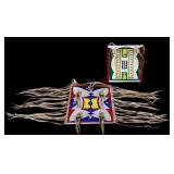 Crow Polychrome Parfleche Bags Late 20th Century