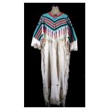 Lakota Sioux Beaded & Elk Ivory Dress c. 1890-1900