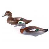 Widgeon Decoy Pair by Patrick Vincenti