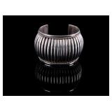 Navajo Signed Sterling Silver Bracelet