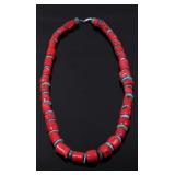 Navajo Coral and Turquoise Necklace