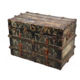 Mid 19th Century Steamer Travel Trunk