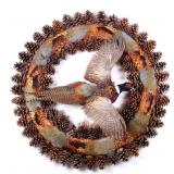 South Dakota Flying Pheasant Wreath Mount