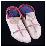 Flathead Beaded Moccasins 19th Century