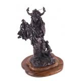 Blackfoot Medicine Man Schildt Bronze Sculpture