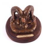 C.A. Beil "Banff Bighorn" Bronze Sculpture
