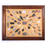 Native American Arrowhead Artifacts Collection