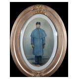 Original Civil War Union Soldier Pastel Painting