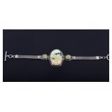 Navajo Sterling Silver and Turquoise Bracelet