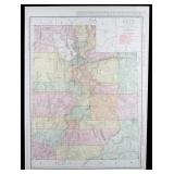 Rand, McNally & Co. 1912 Utah Railway Map