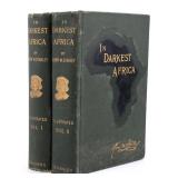 In Darkest Africa by H.M. Stanley Early Ed.--Maps