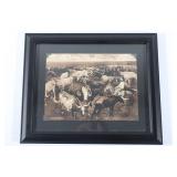 Texas Long Horns Photograph Print By W S Prettyman