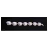 Navajo Sterling Silver Concho Bracelet