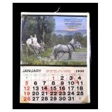 1930 Farmers Elevator Co. Illustrated Calendar