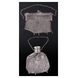 German Silver Purse and Silver Coin Purse