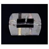 Northwest Coast Silver & Abalone Buckle